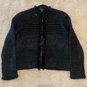 Ann Taylor Cardigan Zip Sweater